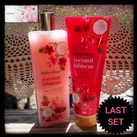 BODYCOLOGY Other - 🆕️FINAL PRICE🌺COCONUT HIBISCUS BODY WASH & CREAM
